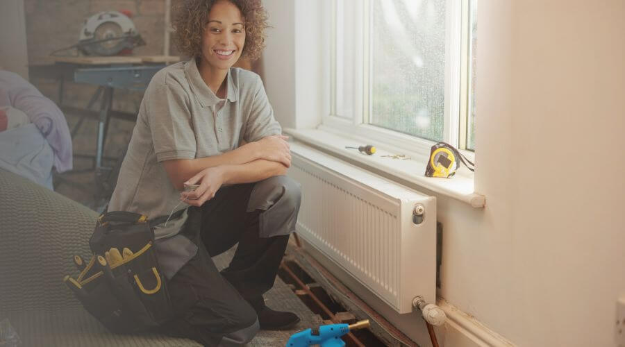 Local tankless water heater installation in Breese, IL